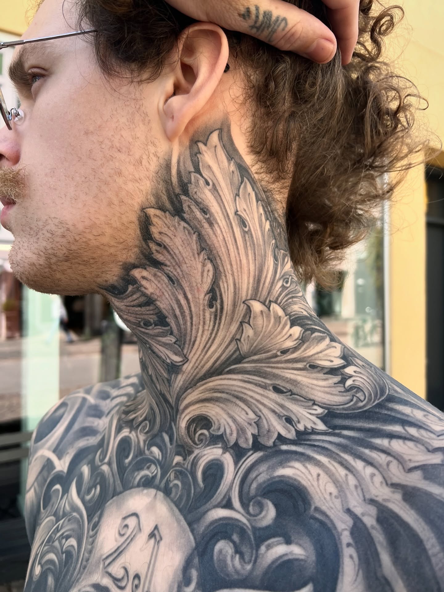 Acanthus — tattoo by Mads Thill