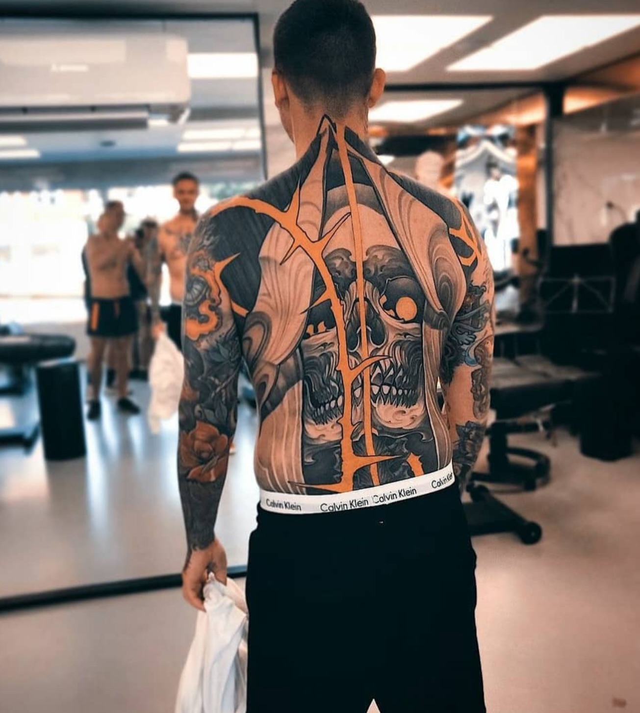 Thorn Crown — tattoo by Mads Thill